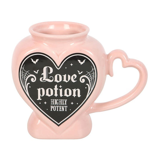 Love Potion Ceramic Mug – 350ml | Gothic Pink Bookish Gift