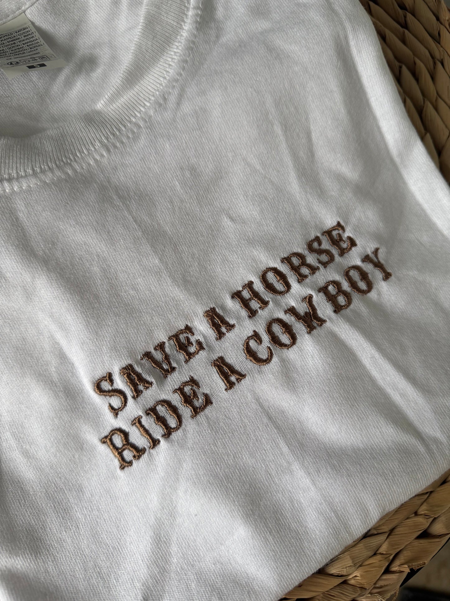 Save A Horse, Ride A Cowboy Tee/Sweatshirt/Hoodie