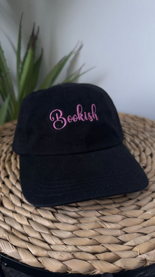Bookish Embroidered Cap