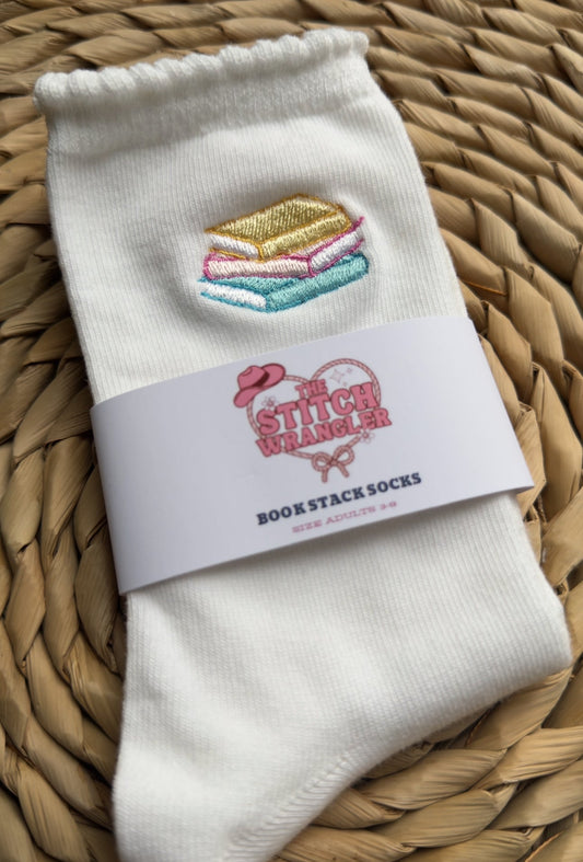 Book Stack Socks