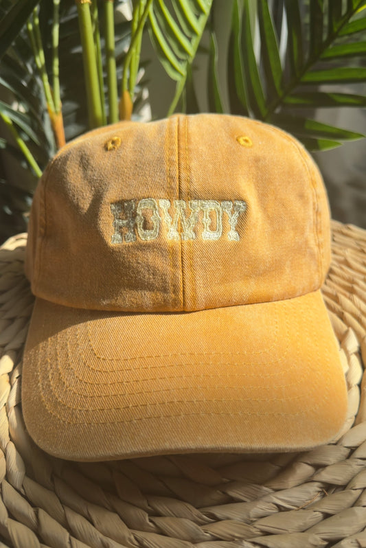 Howdy Embroidered Cap