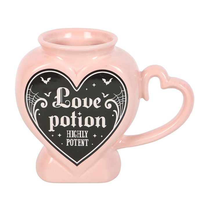 Love Potion Ceramic Mug – 350ml | Gothic Pink Bookish Gift