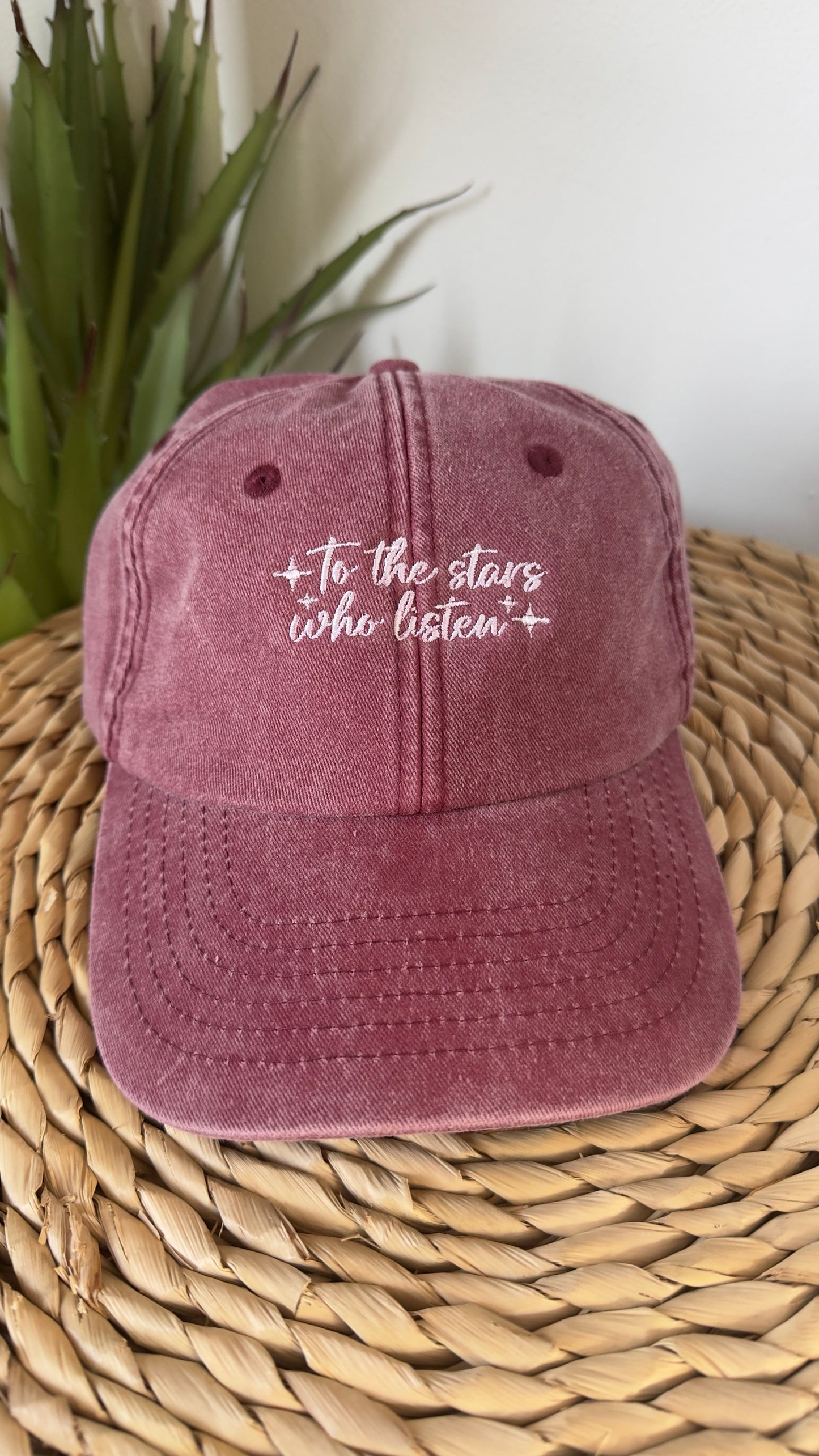 To the stars who listen Embroidered Cap