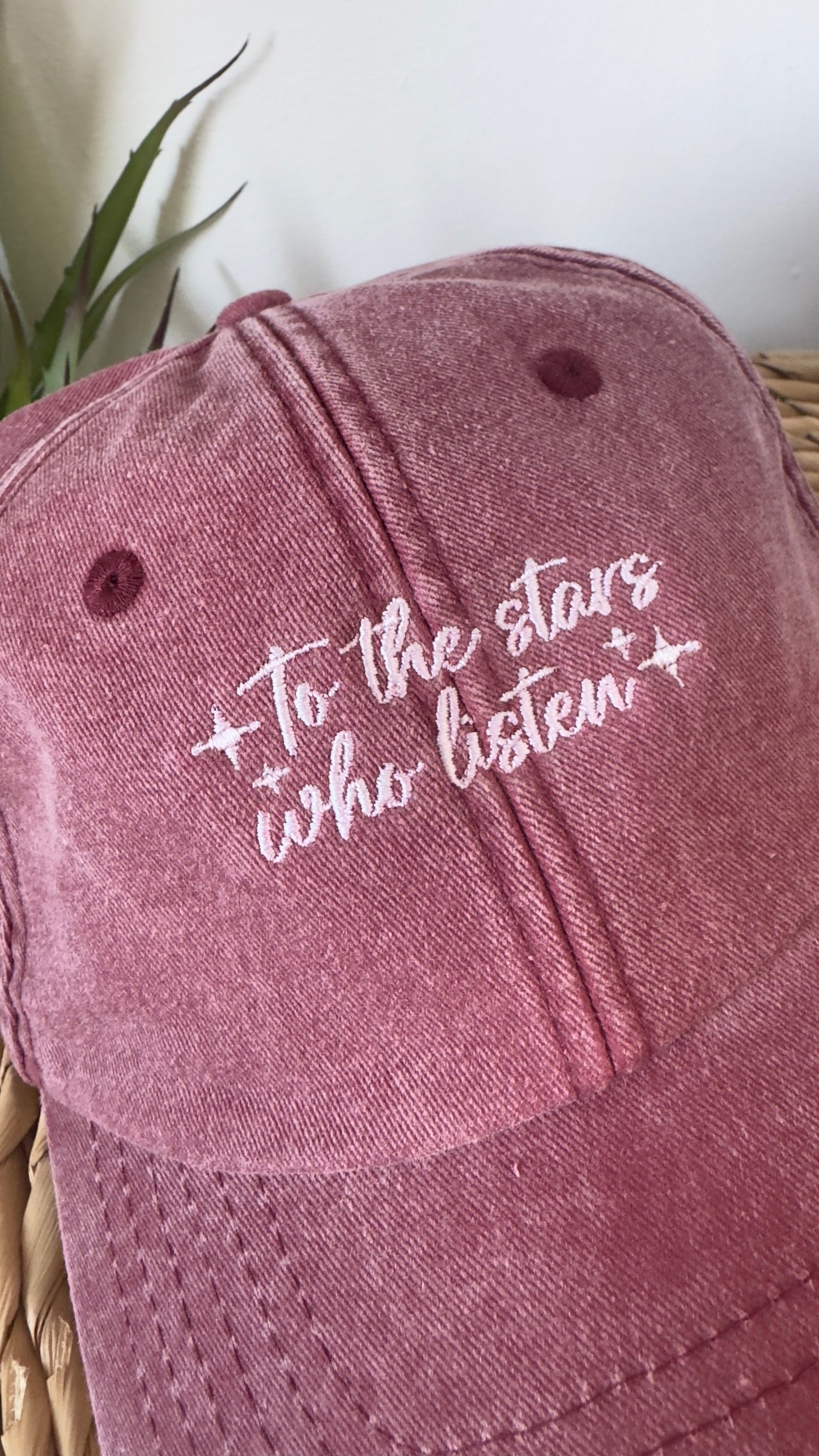 To the stars who listen Embroidered Cap