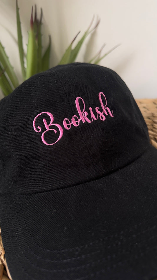Bookish Embroidered Cap