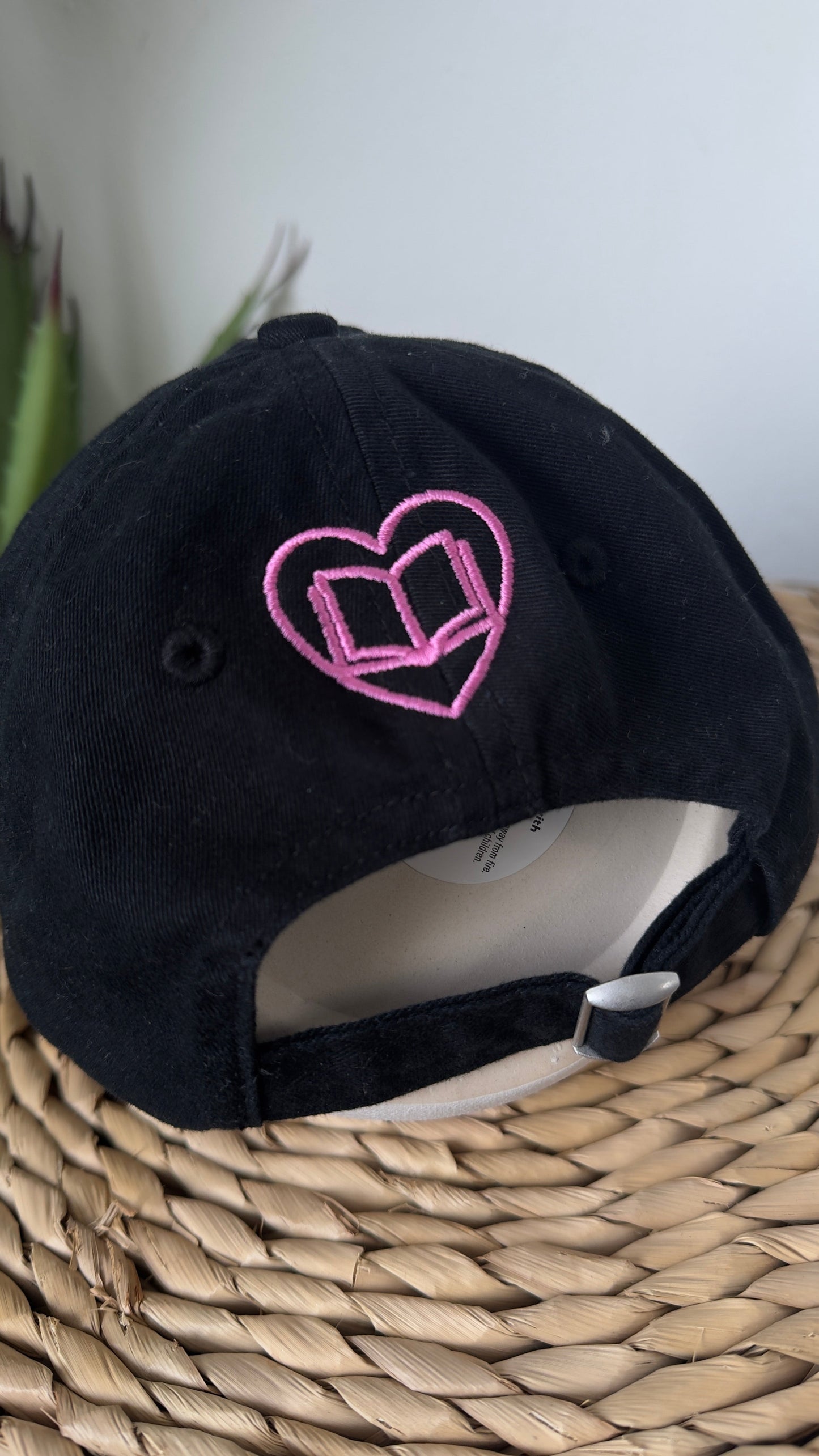 Bookish Embroidered Cap