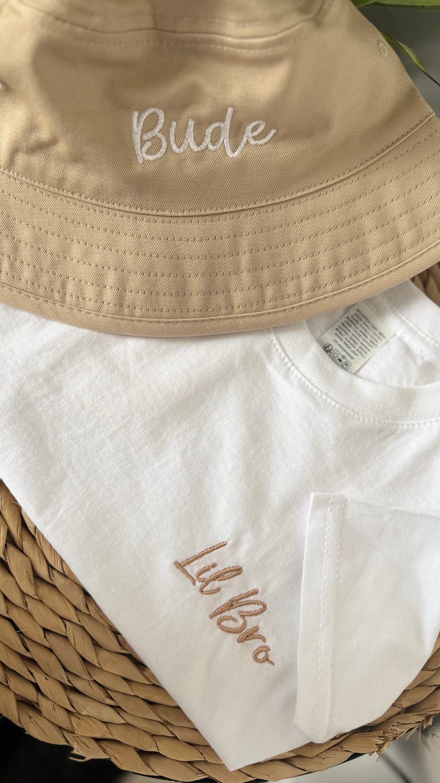 Kids Embroidered Tee – Matching Brother & Sister Outfits