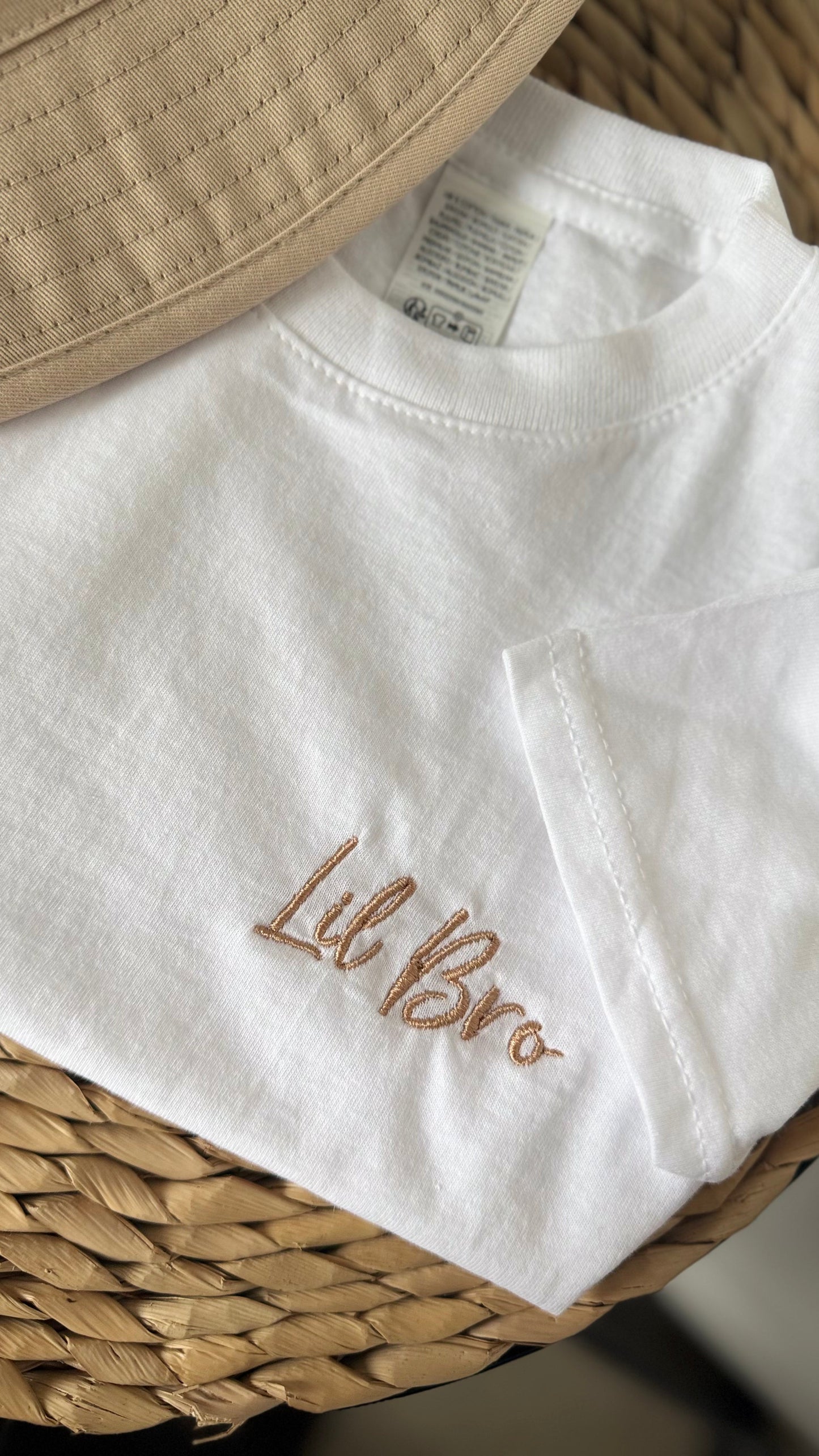 Kids Embroidered Tee – Matching Brother & Sister Outfits