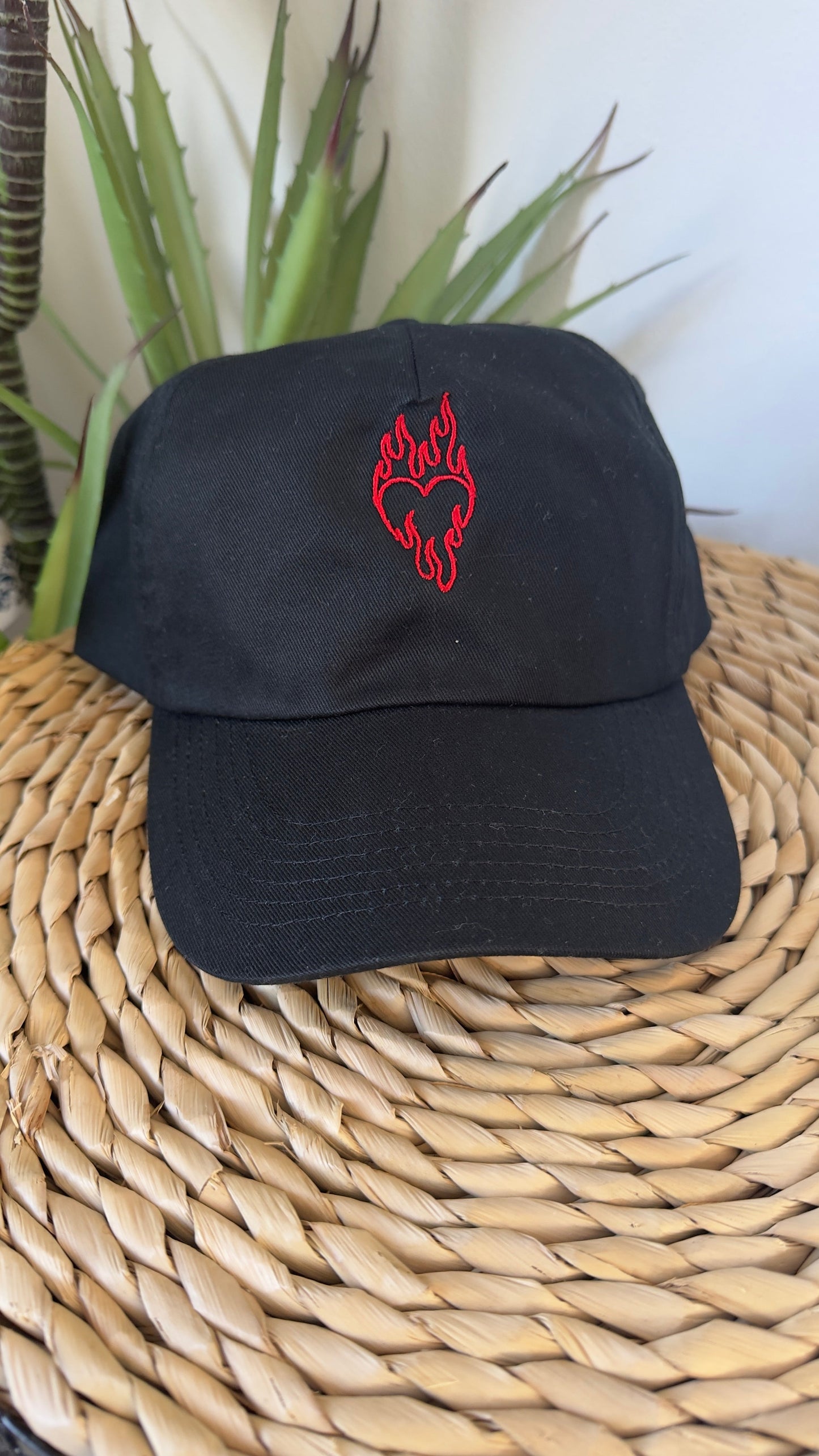 🔥 Fireheart Symbol Embroidered Cap