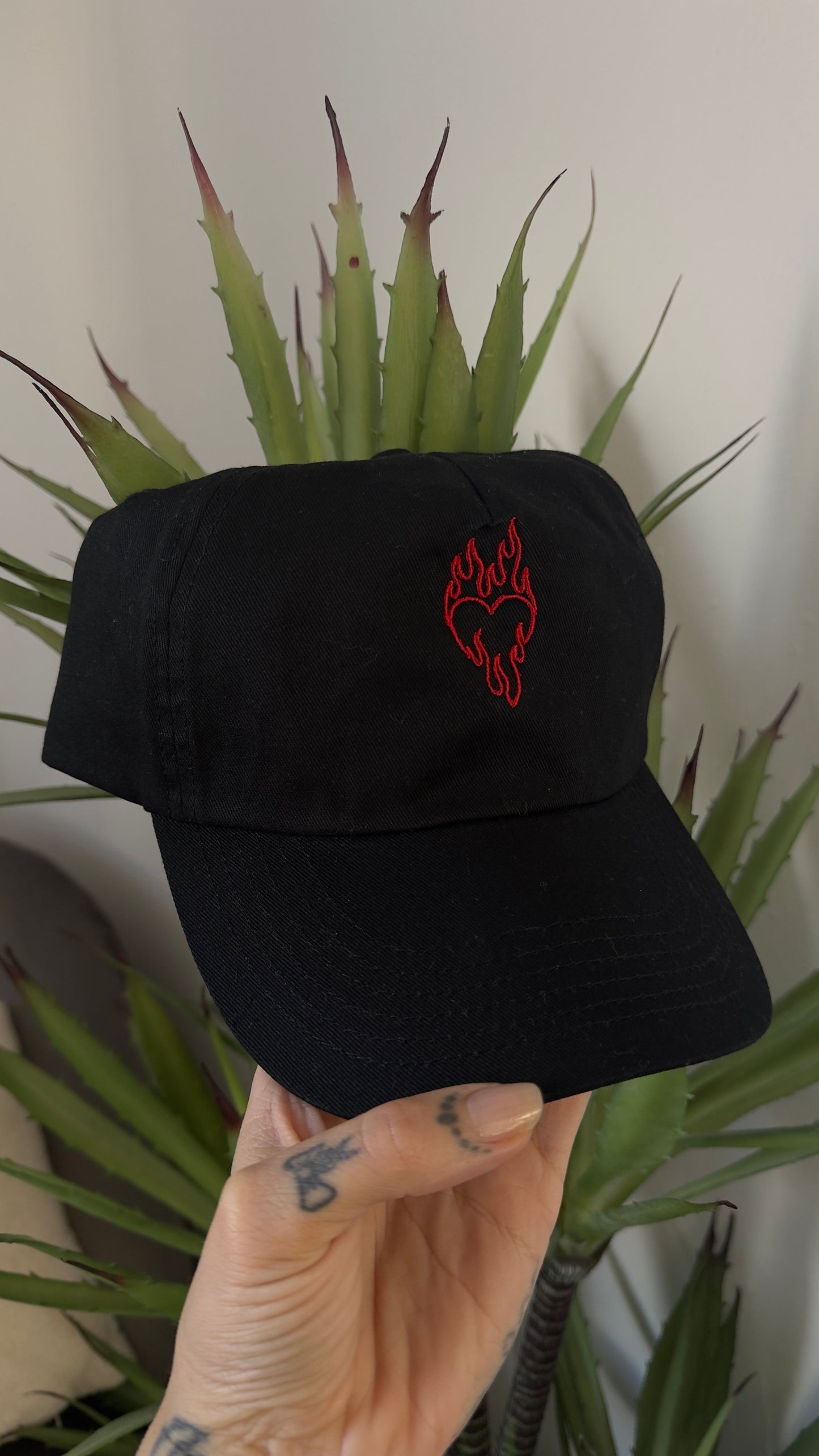 🔥 Fireheart Symbol Embroidered Cap