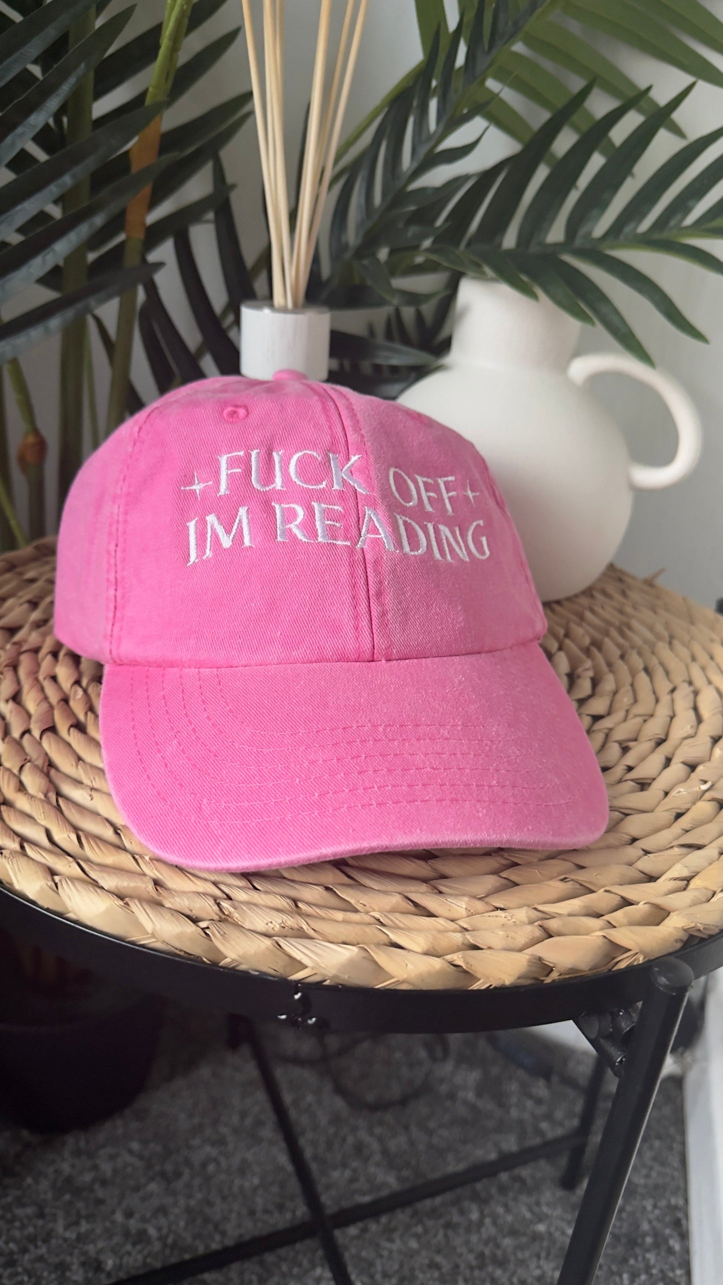 Fuck Off I’m Reading Embroidered Cap