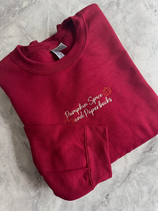 Pumpkin Spice & Paperbacks Tee/Sweatshirt/Hoodie