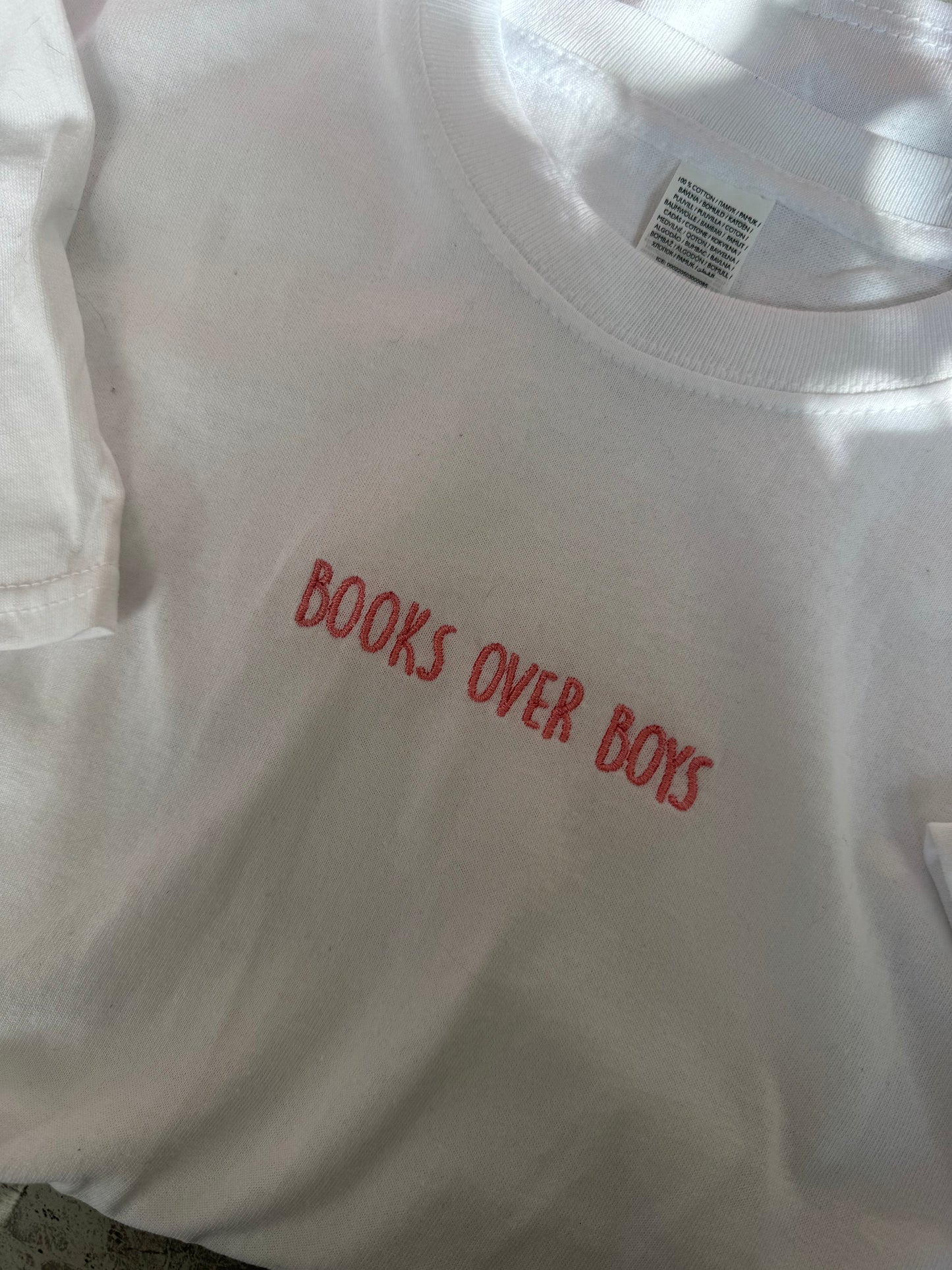 Books Over Boys Hoodie/Sweatshirt/Tee