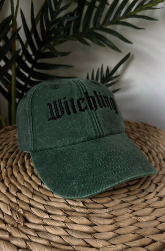 Witchling Embroidered Cap