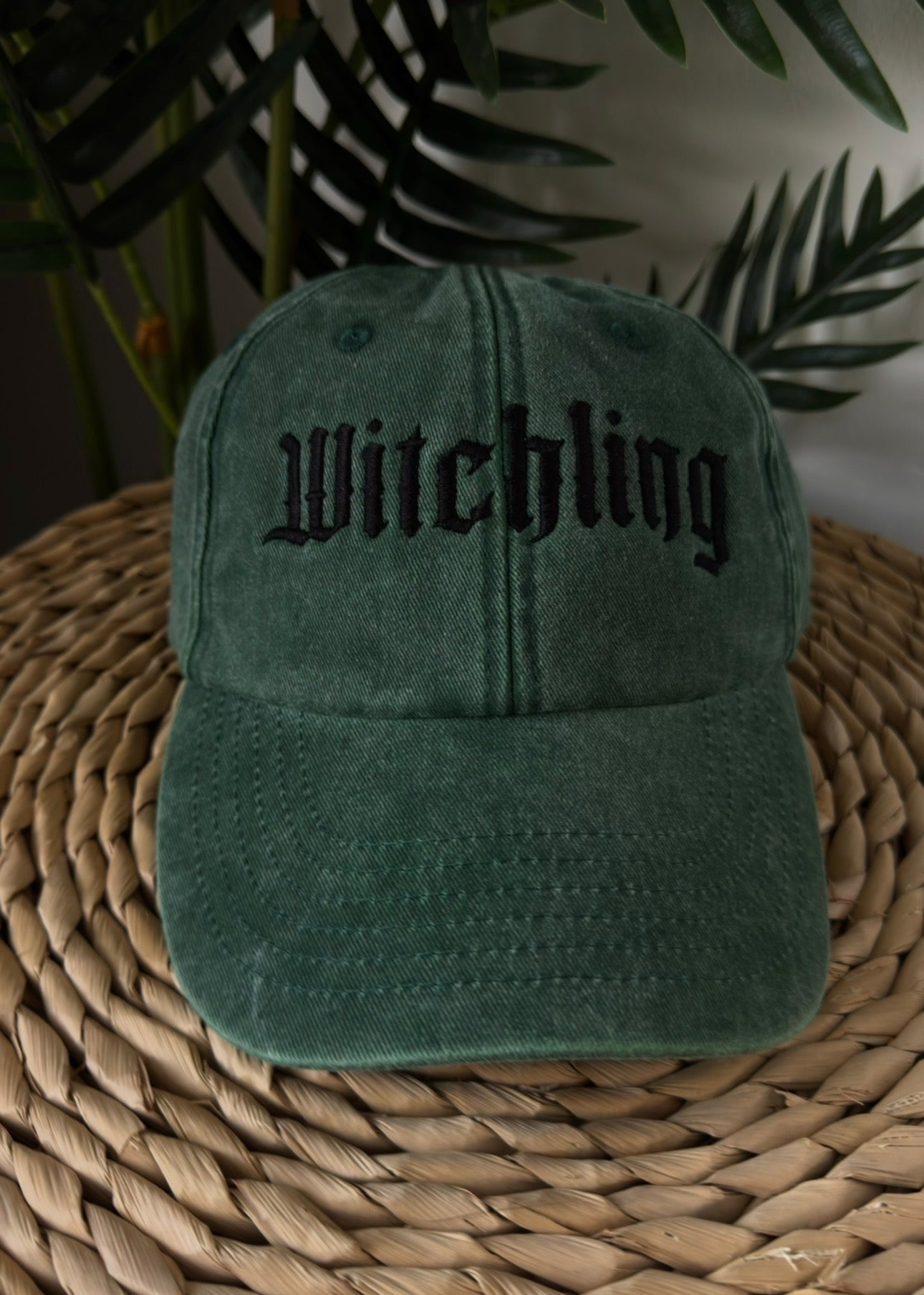 Witchling Embroidered Cap