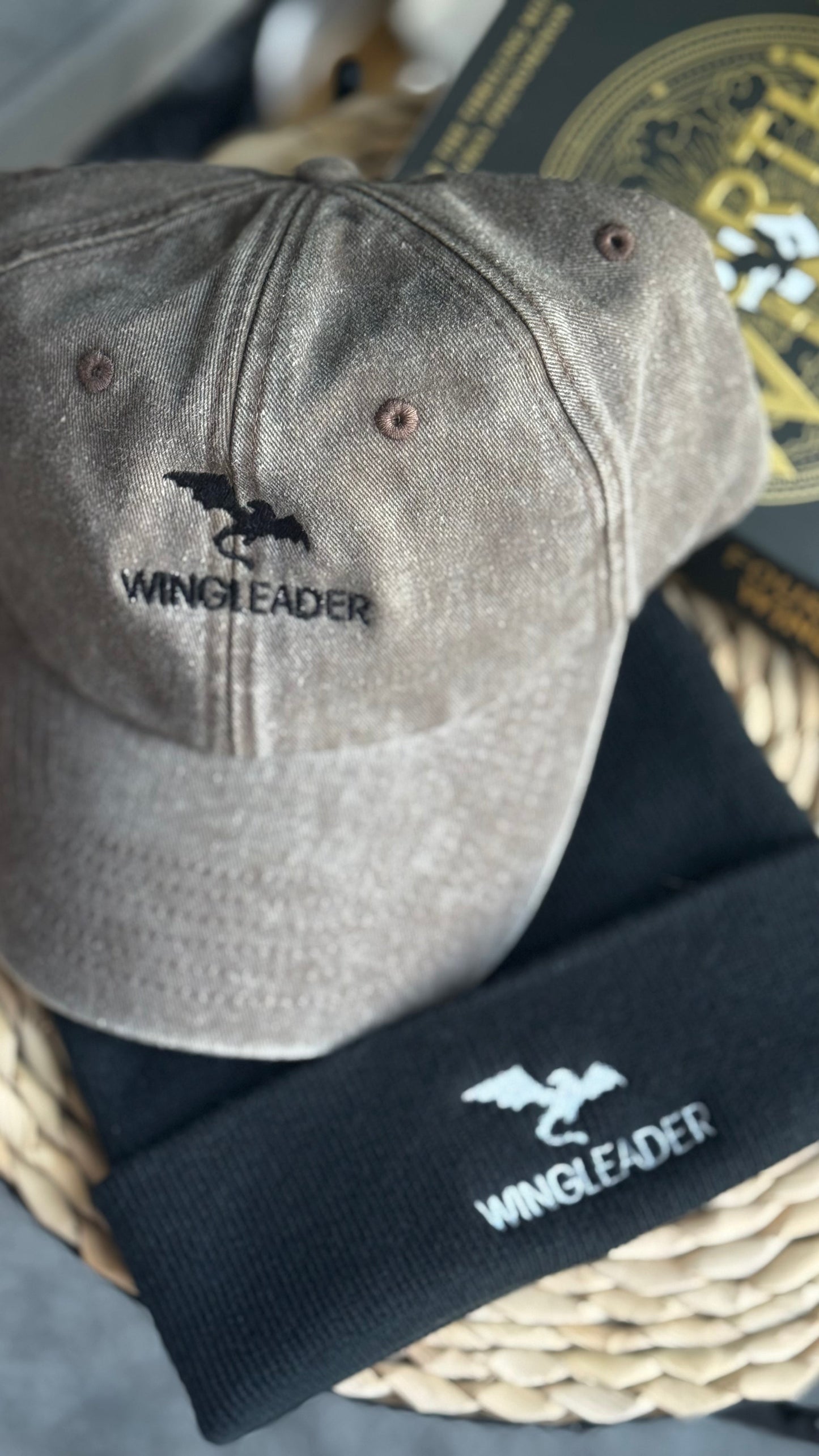 WINGLEADER Embroidered Cap – Fourth Wing Inspired