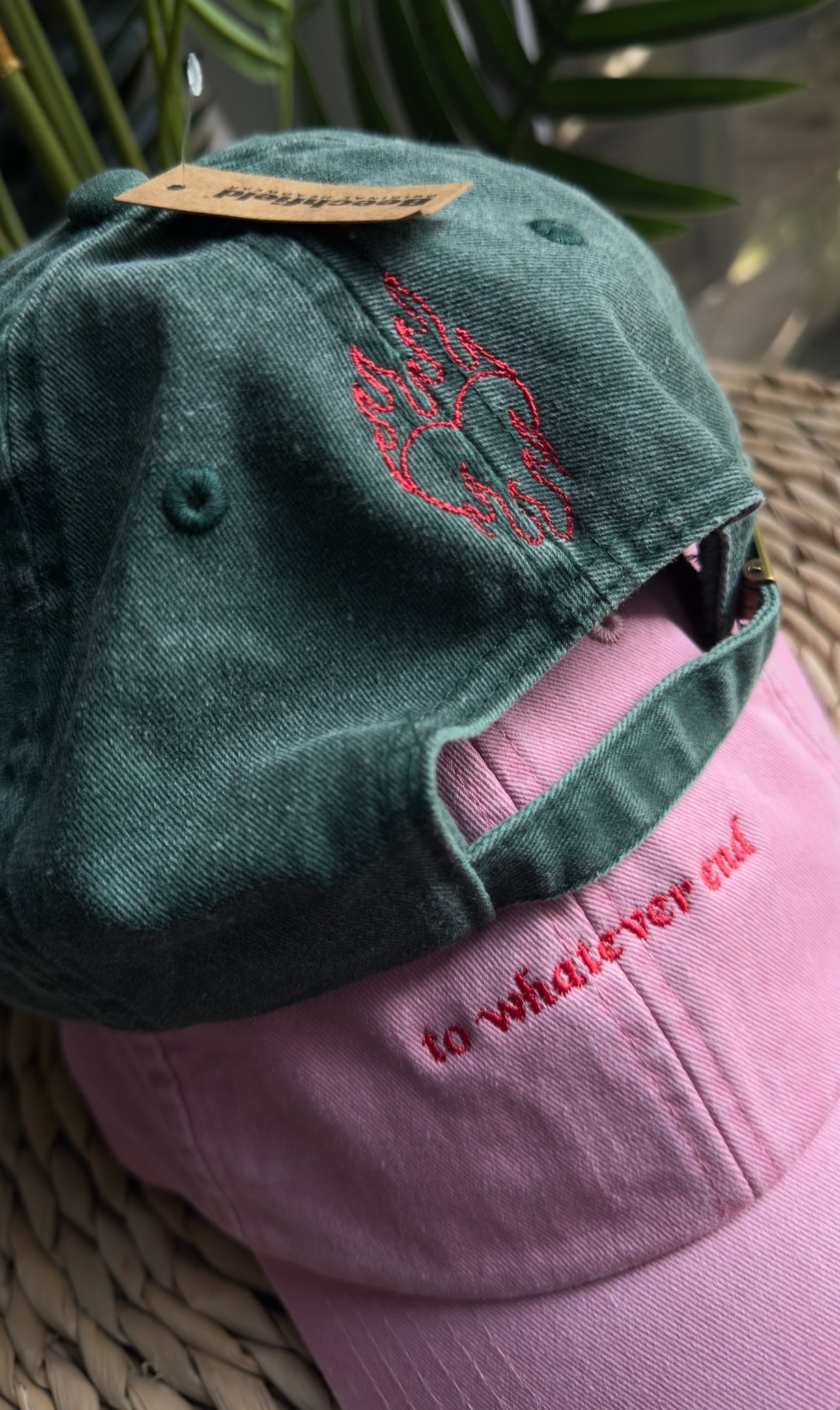 to whatever end Embroidered Cap